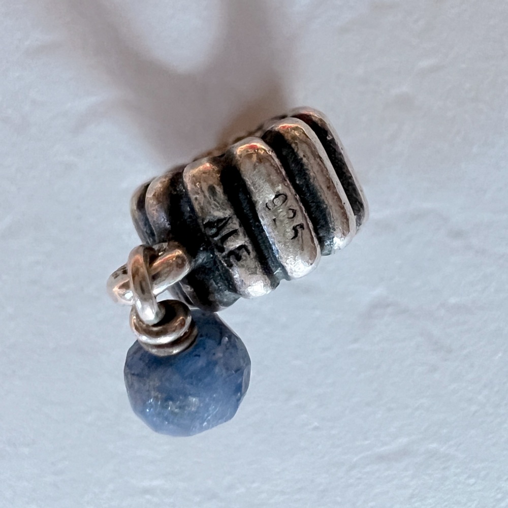 Pandora Sapphire Blue Dangle charm (retired)